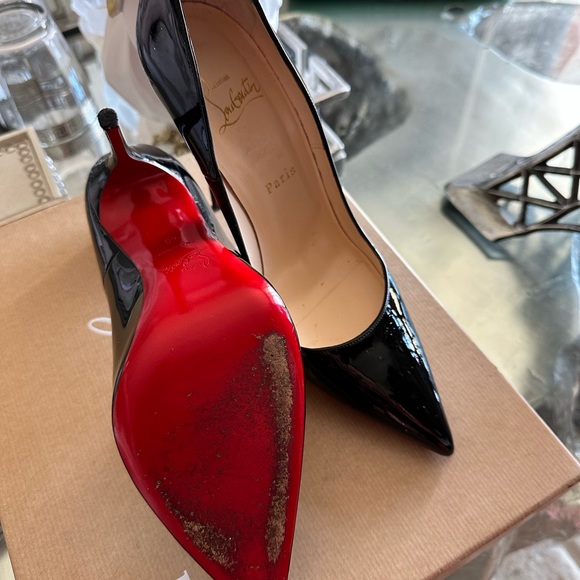 So Kate’s Christian Louboutin Black patent leather size 40. Box and dust bags - Picture 5 of 5